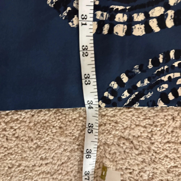 Michael Kors Silk Blue Paisley Dress 8P - Picture 8 of 8